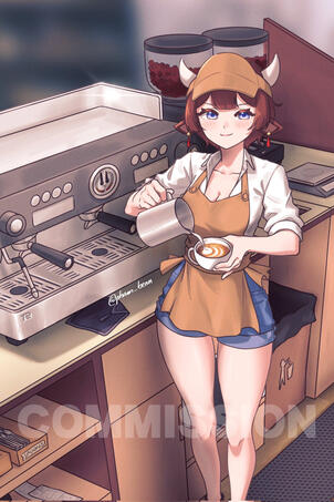 Full Render (Full body) + Background (Complex)