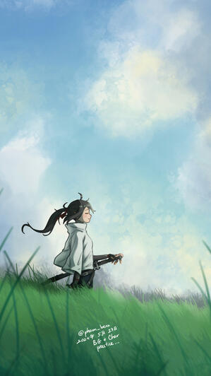 Full Render (Full body) + Background (Complex)